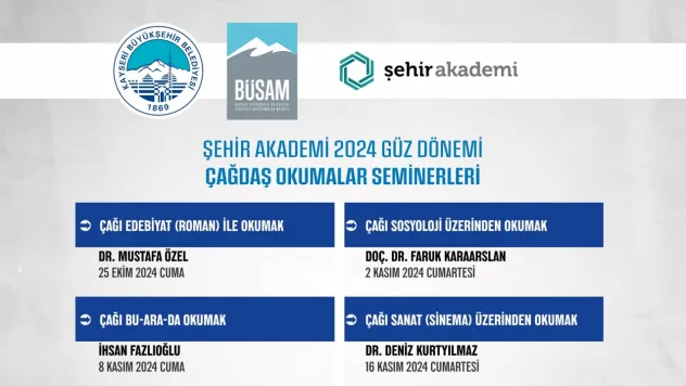 Büsam Şehir Akademi Başlıyor