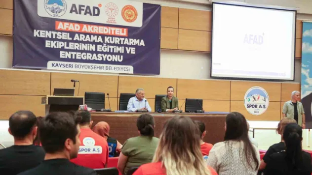 Büyükkılıç, Kentsel Arama Ekiplerinin Eğitimi ve Entegrasyonu Seminerine Katıldı