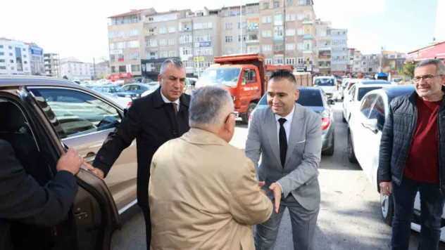 Büyükkılıç'tan Hunat Çarşısı esnafına ziyaret