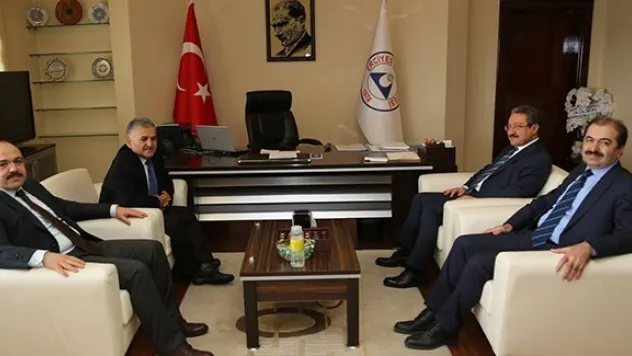 Büyükkılıç'tan Rektör Güven'e ziyaret