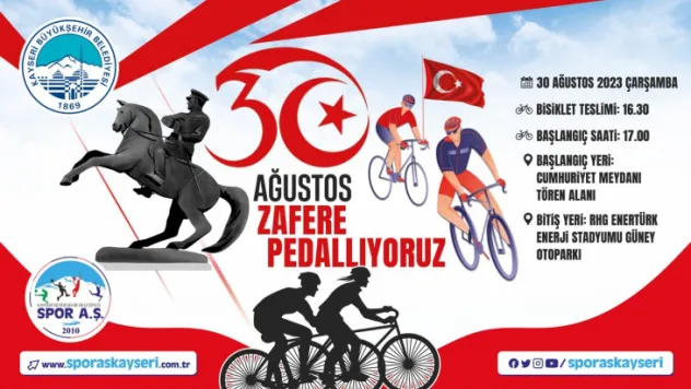 Büyükşehir Belediyesi'nden 'Zafere Pedallıyoruz' etkinliği