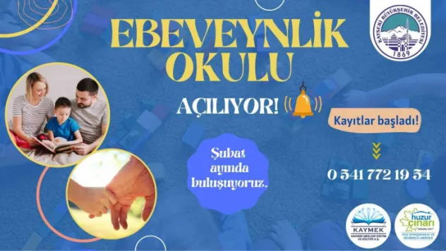 Büyükşehir'den 'ebeveynlik' okulu