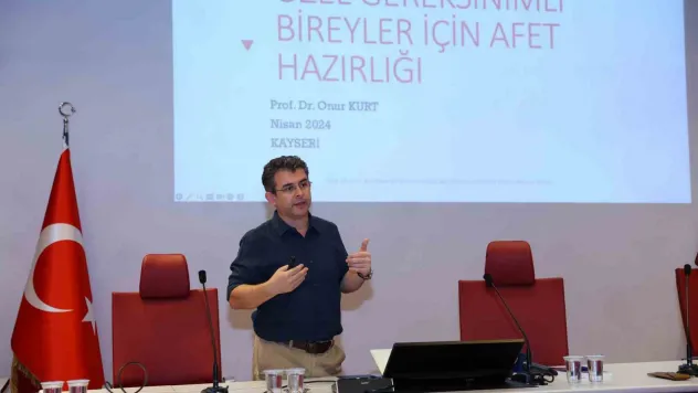 'Özel Gereksinimli Bireyler İçin Afet Hazırlığı' semineri