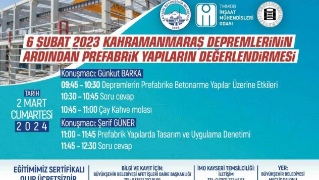 'Prefabrik Yapılar Nasıl değerlendirilecek?'