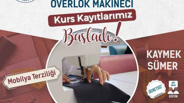 Büyükşehir'den mobilyanın başkenti Kayseri'de 'özel' kurs