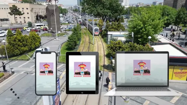 Tramvaylarda ücretsiz internet hizmeti 208 bin kez kullanıldı