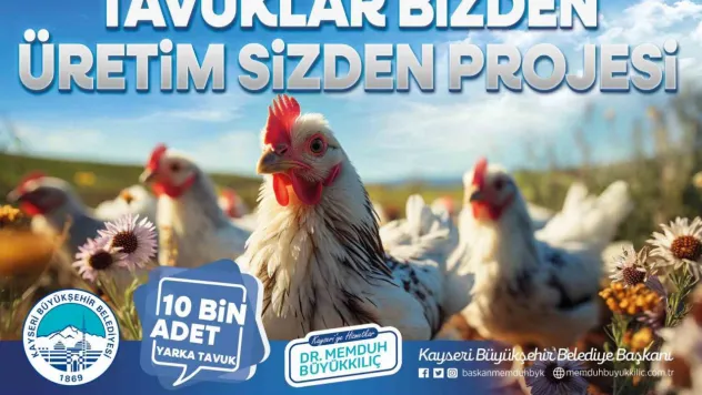 Kırsaldaki kadın üreticilere 10 bin tavuk dağıtacak