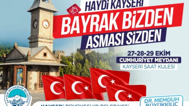 Büyükşehir vatandaşlara Türk Bayrağı dağıtacak