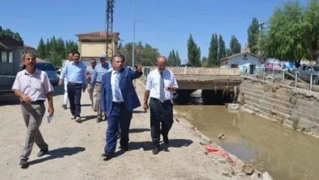 Yalçın Selden Sonra Bünyan'da İncelemelerde Bulundu