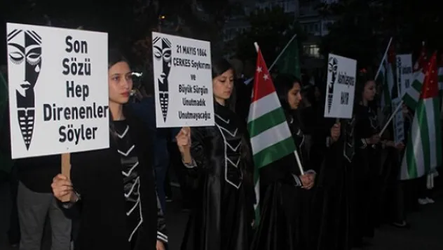 Çerkesler 'Çerkes' katliamını unutmadı