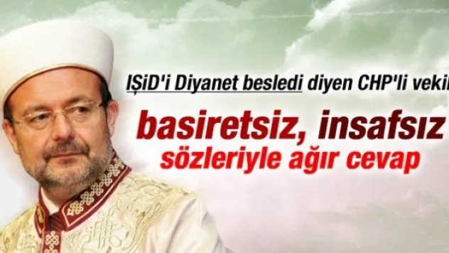 CHP'Lİ VEKİLE YANIT...