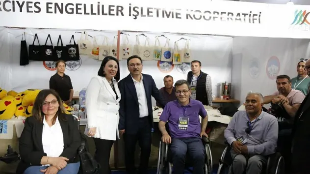 Çiçek, 'Kadın kooperatiflerinin geldiği noktadan eşimde bende çok mutluyuz'