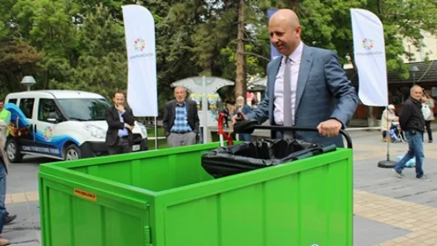 'Cincırlı' geri dönüşüm aracı