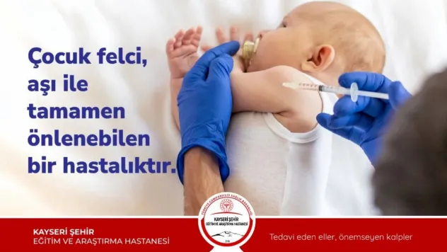 'Çocuk felci, aşı ile tamamen önlenebilen bir hastalıktır'