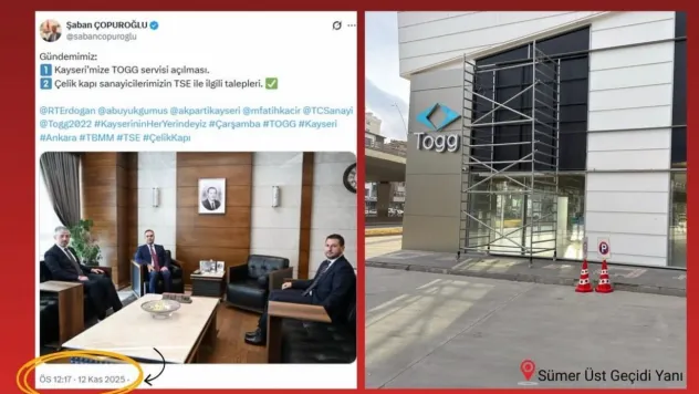 Çopuroğlu duyurmuştu Kayseri'de TOGG servisi müjdesi