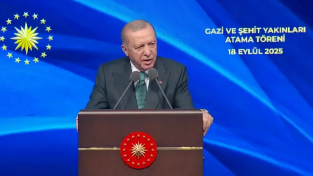 Cumhurbaşkanı Erdoğan, 'Şehit ve gazi yakınlarını bağrına basmış bir milletiz, hükümetiz'