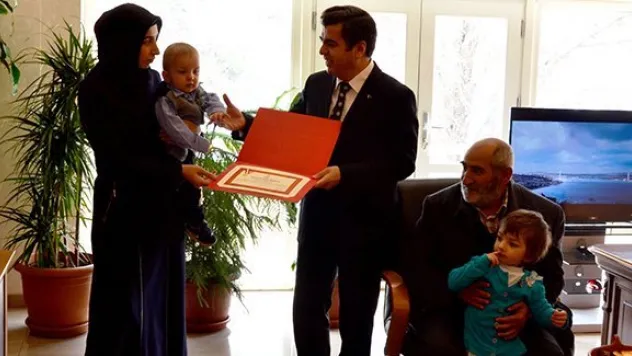 Cumhurbaşkanının talimatıyla Kayserili şehidin ailesine ev