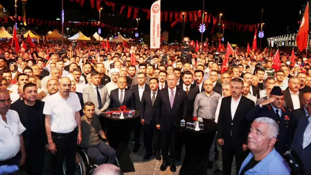 Cumhuriyet Meydanı'nda 15 Temmuz Anma Etkinliği düzenlendi