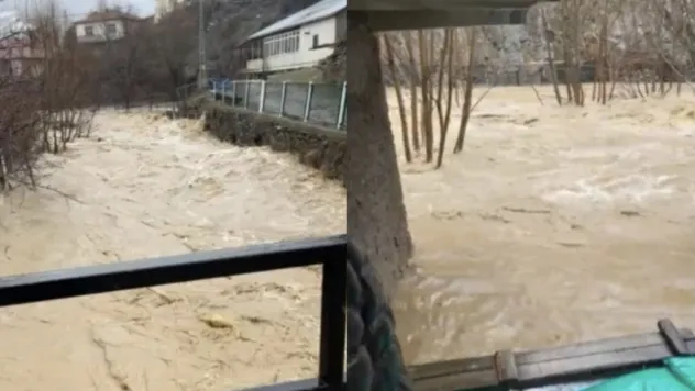 Develi'de Sağanak Yağış Hayatı Felç Etti: Evler ve Ahırlar Su Altında Kaldı