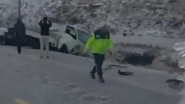 Develi-Erciyes yolunda kaza: 1 ölü 1 yaralı