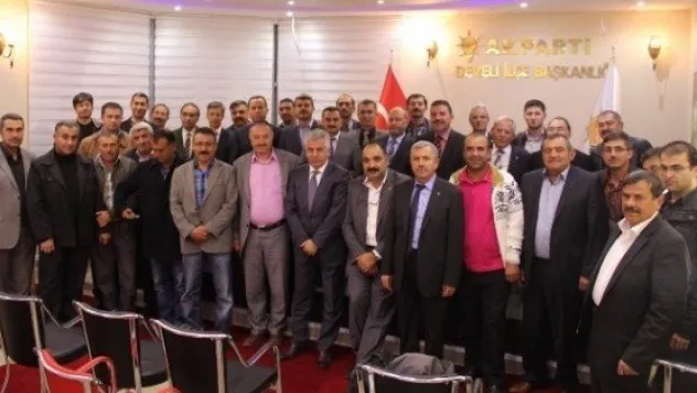 Develi İlçe Belediye Başkan Aday Adayları Bir Araya Geldi