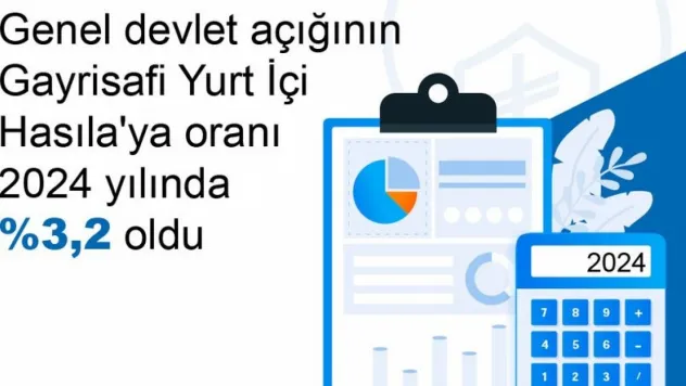 Devlet açığı 2024'te yüzde 3,2'ye düştü