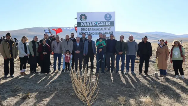 DMD hastası minik Yakup için fidan dikildi