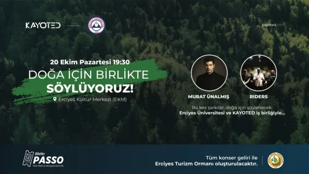 Doğa için birlikte söylüyoruz temalı konser düzenlenecek