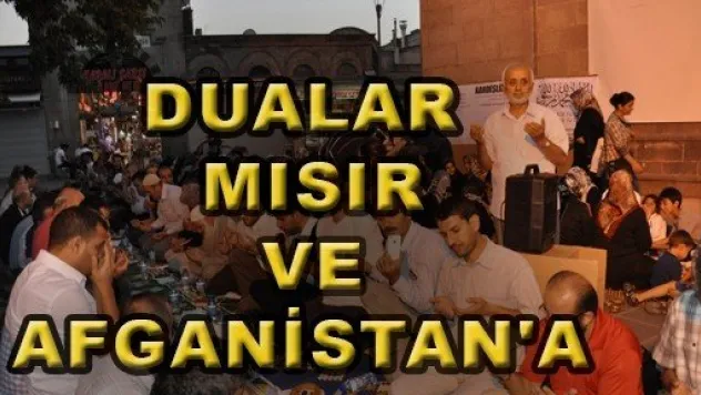 Dualar Mısır Ve Afganistan'a