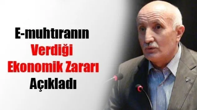  E-muhtıranın Verdiği Ekonomik Zararı Açıkladı