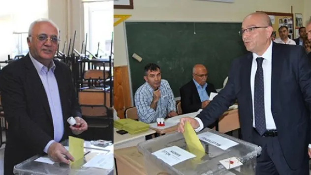 Elitaş VE Özden 2071 Nolu sandıkta oy kullandı