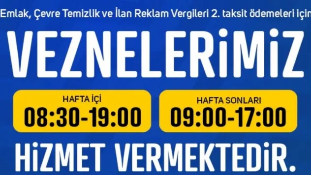 Emlak ve çevre temizlik vergisi 2. Ödemesi başladı