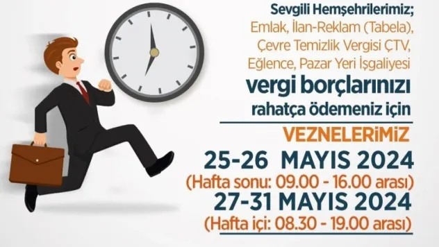 Emlak Vergisi 1. Taksiti için 31 Mayıs Cuma son gün