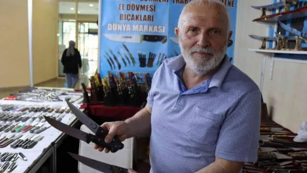 En keskin bıçaklar Yöresel Ürünler Fuarı'nda