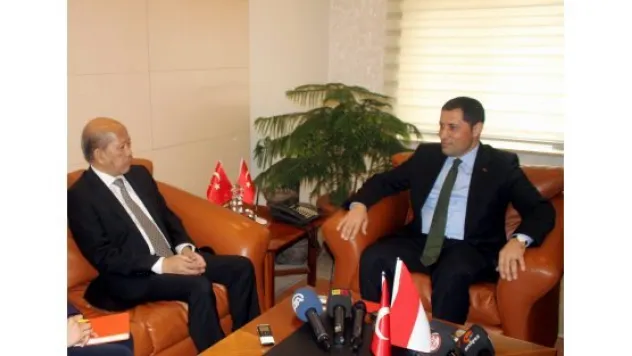 ENDONEZYA BÜYÜKELÇİSİ VARDANA'DAN VALİ VEKİLİ MASATLI'YA ZİYARET