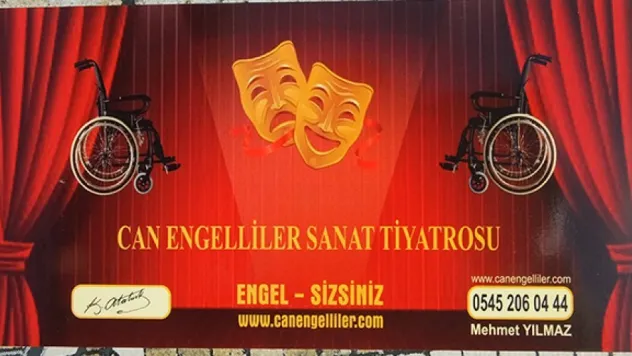 Engelli tiyatrocular komedi ile Kayseri'de