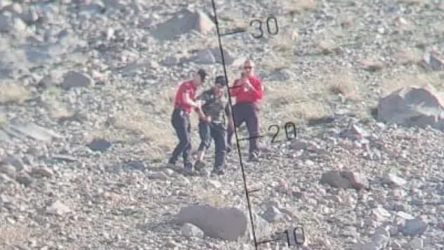 Erciyes Dağı'nda mahsur kalan dağcı kurtarıldı