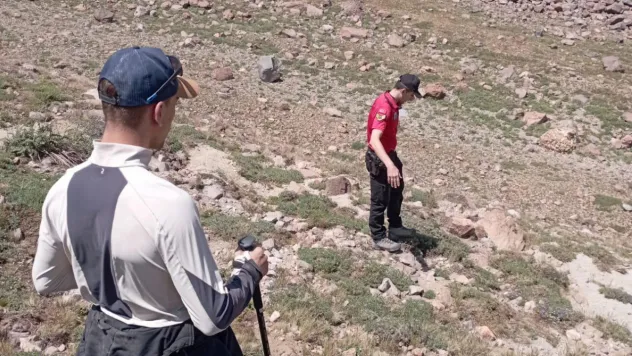 Erciyes Dağında mahsur kalan kişi kurtarıldı