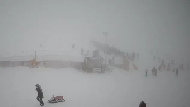 Erciyes Kayak Merkezi'ne çıkışa izin verilmiyor