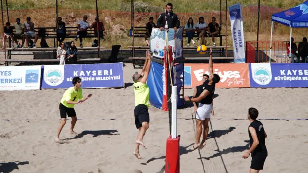Erciyes'te Heyecan Dolu Voleybol Turnuvası tamamlandı
