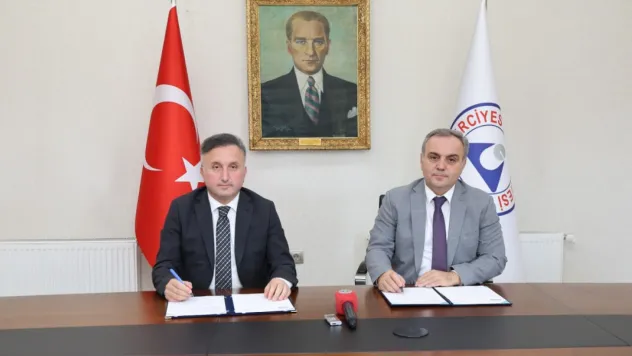 ERÜ ile İl Milli Eğitim Müdürü Esen arasında iş birliği protokolü imzalandı