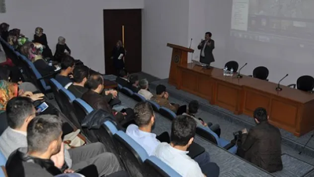 ERÜ'de 'Filistin izlenimleri' konferansı