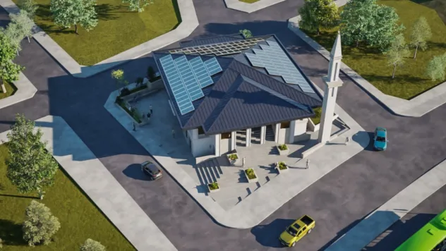 Esad Coşan Cami-i Şerifi Külliyesi'nin inşaatına başlandı