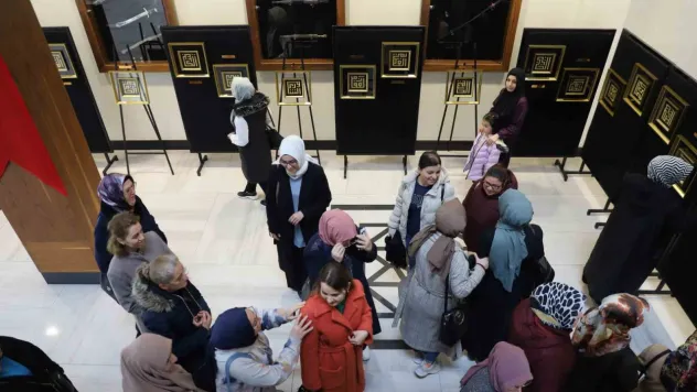 Esmaül Hüsna Sergisi'ne yoğun ilgi