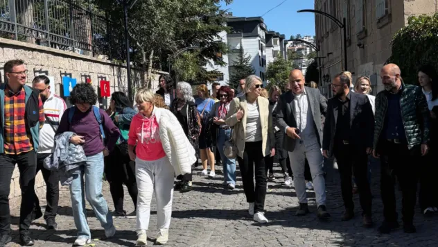 Finlandiyalı Ekip Talas'ı Gezdi