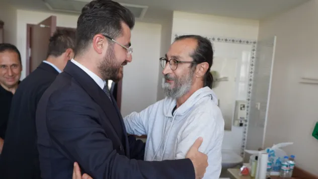 Gazeteci Yusuf Agaşe'ye Geçmiş Olsun Ziyareti