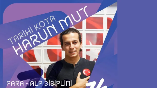 Genç sporcu Harun Mut Paralimpik Oyunları kotası aldı