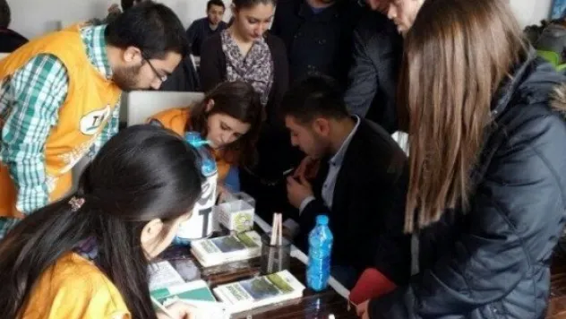 Genç Tema Yeşil Standı Nuh Naci Yazgan Üniversitesi'nde Açıldı 