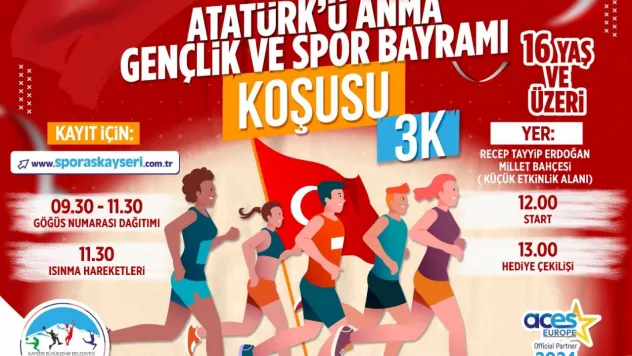 Gençler, Millet Bahçesi'nde koşacak