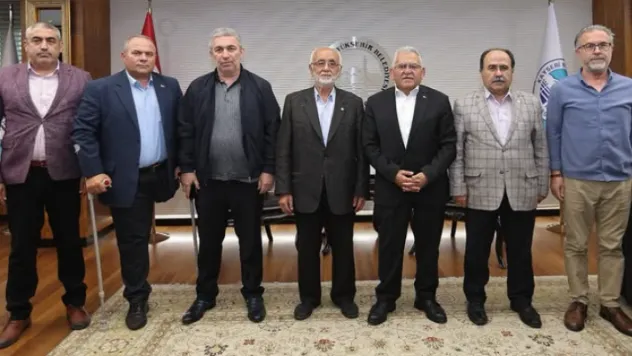 Gönüllü Kuruluşlar Başkanı Ahmet Taş'tan Başkan Büyükkılıç'a Ziyaret